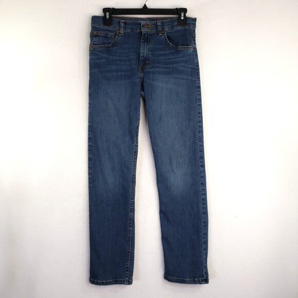 Wrangler Jeans Womens Size 16 Classic Straight Leg Comfort Fit Denim Blue Cowboy - Picture 1 of 10